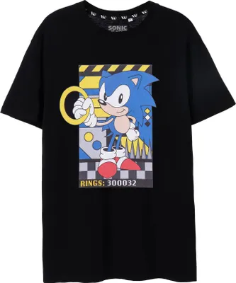 Image de Sonic The Hedgehog - T-shirt "Classic" pour homme NS7771 (M) (Noir)