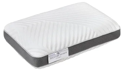 Obrázok produktu pre Cestovný vankúš SILVERCROWN Motion | biely | vankúš na krk | 30x20x8 cm | visco a gélová pena