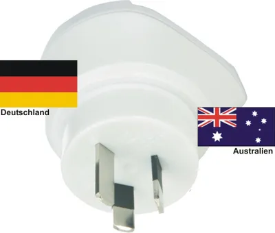 Produktbild von Reiseadapter Australien auf Deutschland - Skross 1.500209 Urlaubsstecker - Au...