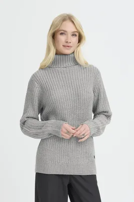 Produktbild von OXMO OXEDNA ROLLNECK Damen Rollkragenpullover Pullover regular fit