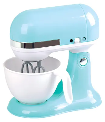 Productafbeelding van Speelgoedmixer met kom, blauw - Keukenaccessoire voor kinderen