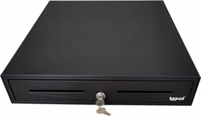 Zdjęcie produktu dla iggual IRON-70, Szuflada kasowa ręczna i automatyczna, Czarny, DC, 12 V, 425 mm, 445 mm