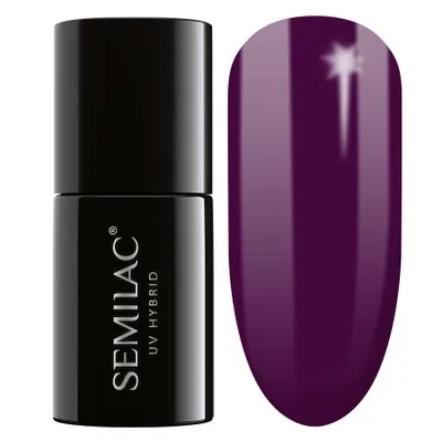 Obrázek produktu pro SEMILAC Hybridní lak 015 Plum - 7 ml