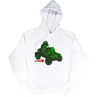Obrázek produktu pro Gorillaz Green Jeep White L Mikina
