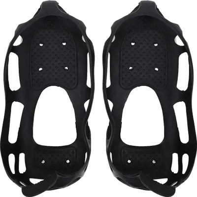 Produktbild von 1 Paar Universal 24 Zähne Anti-Slip-Eis Stollenschuh Griffe Spikes Stollen Steigeis zum Wandern Klettern: 39-42