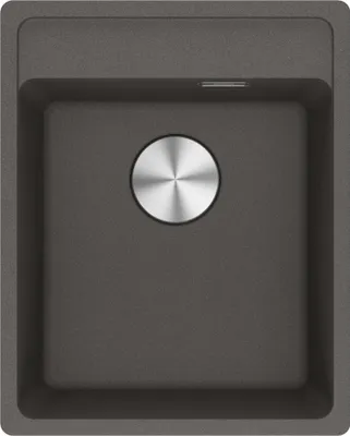 Produktbild von Franke Maris MRG 610-37 A Einbauspüle Schiefergrau Fragranite für Unterschrank ab 45 cm, Handbetätigung - inkl.