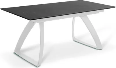 Produktbild von Barret - Ausziehbarer Tisch (170/270 x 90 cm) aus weißem HPL