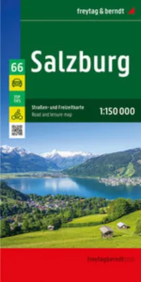 Image de Salzbourg, carte routière et de loisirs 1:150.000, freytag & berndt