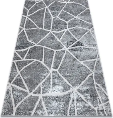 Produktbild von Modern MEFE Teppich 2783 Marmor - Strukturell zwei Ebenen aus Vlies dunkelgrau Grau 240x330 cm