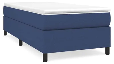 Obrázok produktu pre vidaXL Boxspring rám postele modrý 80x200 cm látka