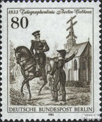 Produktbild von Briefmarken Berlin (West) 1983 Mi 693 (kompl.Ausgabe) postfrisch Telegraphenlinie