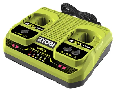 Produktbild von RYOBI Ladegerät 18V, 2 Anschlüsse