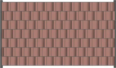 Produktbild von Wallario Zaunsichtschutz mit Motiv Pastellpink für Ein- und Doppelstabmatten Zäune in der Größe 250 x 140 cm