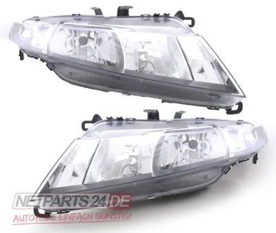 Produktbild von Johns, Scheinwerfer Halogen passend für Honda Civic LWR Set Links Rechts H7 H1 m. 2006- 33151SMGG01 33101SMGG01