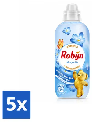 Produktbild von 5 x Robijn Weichspüler Morgenfrische 780 ml - Vorteilspackung - 5 Stücke