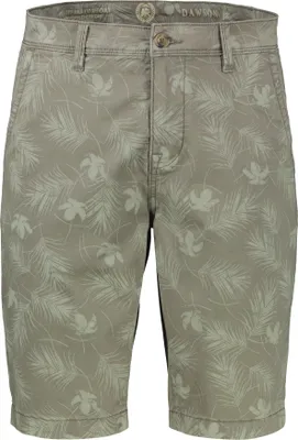 Produktbild von LERROS Bermuda Shorts mit Blätterprint aus Baumwoll-Stretchqualität und Tasche
