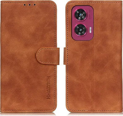 Produktbild von Motorola Edge 50 Fusion Hülle - Coverup Klapphülle - Braun
