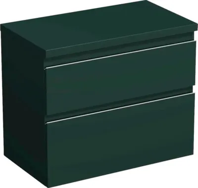Produktbild von Jungborn Waschtischunterschrank TRENTA BxHxT 76,7 x 64,6 x 44,5 cm Frontfarbe grün salvia matt TRE DESK 80 2Z S A9146