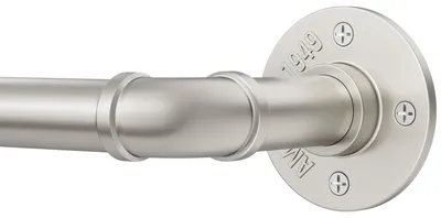 Gardinenstange gebürstet Nickel 80-120 cm ausziehbar 25 mm