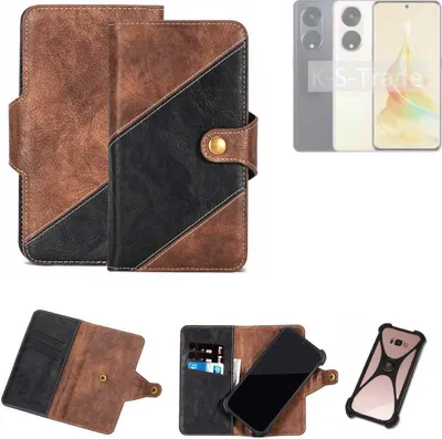 Produktbild von K-S-Trade Handyhülle Schutzhülle Bookstyle Case kompatibel mit Oppo Reno8 T Klapphülle Cover Hülle Schutztasche 1x