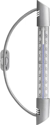 Immagine prodotto di Termometro a finestra TFA Orbis Analogico - Supporto in acciaio inox - Blister