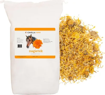 Immagine prodotto di Cavella Herbs - calendula essiccata, integratore a base di erbe per cavalli