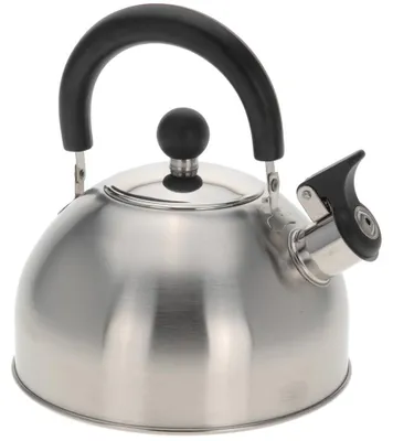 Fluitketel aus Edelstahl, 2,5 L, silber, für alle Herdarten