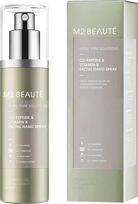 Immagine prodotto di M2 Beauté Ultra Pure Solutions Serum Cu-Peptide & Vitamin B Facial Nano Spray 75 ml