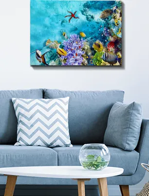 Image de Wallity, Kanvas- TCR1265, Coloré, tableaux sur toile, 50 x 70 cm, 100% toile