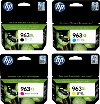 Image de HP 963XL Original Noir, Cyan, Magenta, Jaune emballage multiple 4 pièce(s)