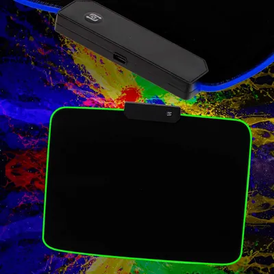 Immagine prodotto di KIK KX6445 Tappetino per mouse, retroilluminato 30 x 25 x 0,4 cm