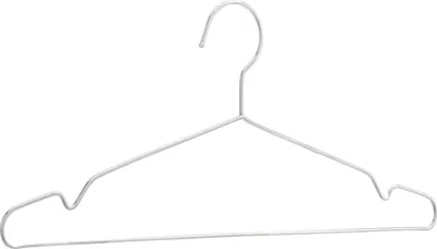Produktbild von 20er-Pack Kleiderbügel aus rostfreiem Stahl mit Chrom-Finish