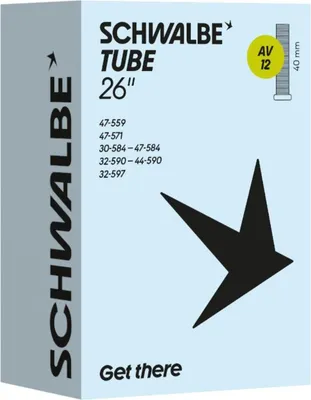 Produktbild von Schwalbe Schlauch AV12 40mm (26") 30/47-559/597 Modell 2026