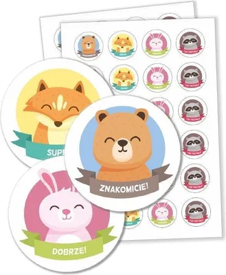 Produktbild von Motivationsaufkleber - Tiere 48St