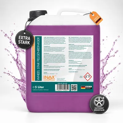 Produktbild von INOX® Felgenreiniger Konzentrat 5 L - Spezial Felgen Reiniger für Alu & Stahl