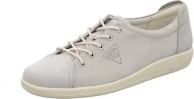 Zdjęcie produktu dla Ecco damskie sznurowane buty sportowe gumowa podeszwa szary
