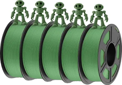 Image de filament pour imprimante 3D, surface mate, pas d'obstruction, PLA Matte O-Vert