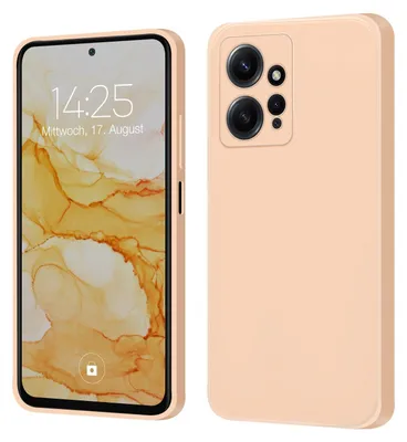 Produktbild von Hülle für Xiaomi Redmi Note 12 Case Cover Bumper Smartphone Softgrip Schutzhülle Farbe: Rosa