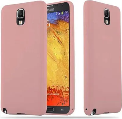 Image de Cadorabo Housse pour Samsung Galaxy NOTE 3 Housse en rose Housse téléphone portable TPU Silicone Etui Case Cover