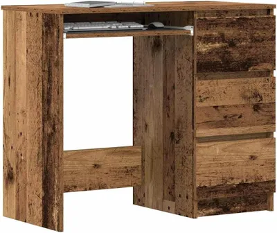 Produktbild von Schreibtisch aus altem Holz, 90 x 45 x 76 cm