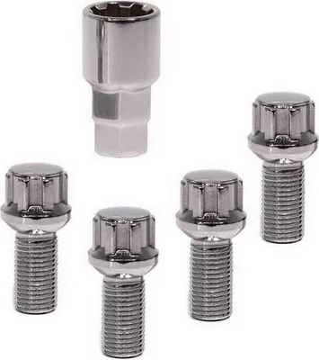 Produktbild von CARPOINT Felgenschlösser Satz M14 für VW Golf IV Schrägheck (1J1) Golf V Schrägheck (1K1) POLO (9N) Passat Variant (3G5, CB5) Passat Variant (3C5)