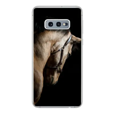 Produktbild von MuchoWow® Handyhülle Schutzhülle Hülle für Samsung Galaxy S10e Pferde - Halfter - Schwarz Silikon Softcase Handy Hülle - Handy