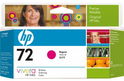 Productafbeelding van HP C9372A 72 Magenta Ink Cart Vivera Ink 130ml
