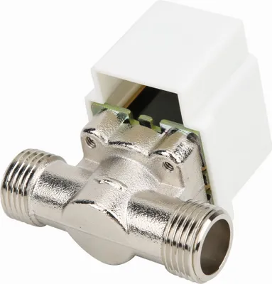 Zdjęcie produktu dla Zawór elektromagnetyczny typu pilotowego G1/2 cala, 12 V DC, 0,3 A, NC (normalnie zamknięty), do wody