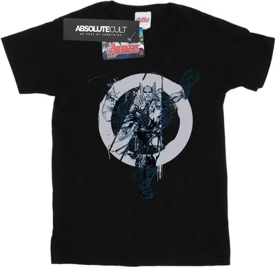 Produktbild von Marvel - T-Shirt für Herren BI5998 (3XL) (Schwarz)