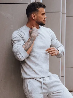 Produktbild von Dstreet Herren-Kapuzenpulli ohne Kapuze Ulneman grau M
