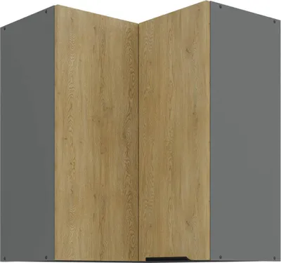Produktbild von Eck-Hängeschrank Cremona Anthrazit 60x60 GN-72 2F (90°)