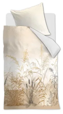 Produktbild von Beddinghouse Renforcé-Bettwäsche-Garnitur Florine Farbe Sand Größe 135 x 200 cm + 1x 80 x 80 cm