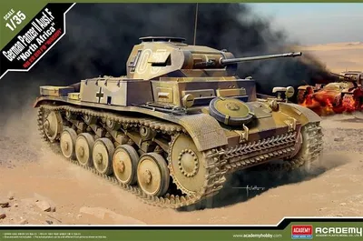 Obrázek produktu pro Academy 1/35 Bundeswehr II Panzer F Type North African Front Plastikový model 13535