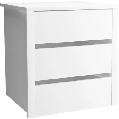 Produktbild von Schrankcontainer SIM, weiß, mit ABS-Kanten, Breite 50 cm, Höhe 53 cm, Tiefe 46 cm
